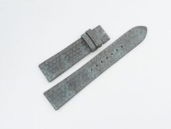 20.5mm/18mm Gray Sea Snake Leather Watch Strap #WT14306