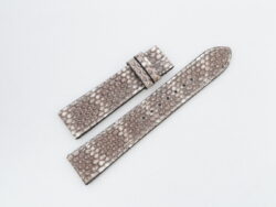 20.5mm/18mm Natural Sea Snake Leather Watch Strap #WT14311