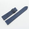 20.5mm/18mm Navy Blue Sea Snake Leather Watch Strap #WT14304