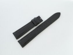 19mm/16mm Black Genuine Lizard Skin Leather Watch Strap for Cartier Must Large / Cartier Louis Large #WT14318