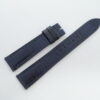 19mm/16mm Dark Navy Blue Genuine Lizard Skin Leather Watch Strap for Cartier Must Large / Cartier Louis Large #WT14314