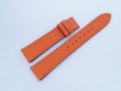 19mm/16mm Orange Genuine Epsom Skin Leather Watch Strap for Cartier Must Large / Cartier Louis Large #WT14280