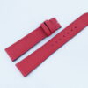 19mm/16mm Red Genuine Epsom Skin Leather Watch Strap for Cartier Must Large / Cartier Louis Large #WT14281