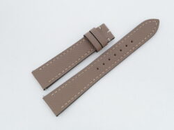19mm/16mm Light Brown Genuine Epsom Skin Leather Watch Strap for Cartier Must Large / Cartier Louis Large #WT14293