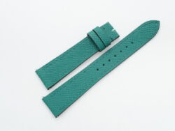 19mm/16mm Green Genuine Epsom Skin Leather Watch Strap for Cartier Must Large / Cartier Louis Large #WT14285