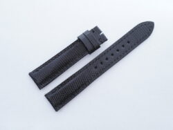 18mm/16mm Black Lizard Leather Watch Strap With Quick Release Function #WT14384