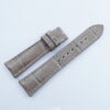 19mm/16mm High Grade Taupe Genuine Crocodile Skin Leather Watch Strap for Cartier Must Large / Cartier Louis Large 110/70mm #WT14390