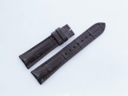 19mm/16mm High Grade Dark Brown Genuine Crocodile Skin Leather Watch Strap for Cartier Must Large / Cartier Louis Large 110/70mm #WT14391