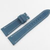 21mm/18mm Navy Blue Nubuck Calf Leather Watch Strap #WT14400