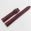 16mm/14mm Blood Red Crocodile Leather Watch Strap With Quick Release Function #WT14406