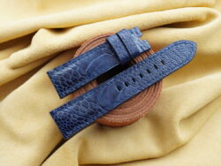 Cobalt Blue Ostrich Leather Watch Strap For Panerai - CUSTOM MADE SERVICE CT3145
