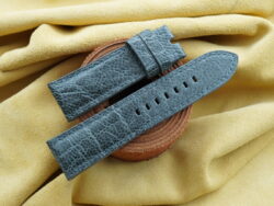 Gray Ostrich Leather Watch Strap For Panerai - CUSTOM MADE SERVICE CT3152