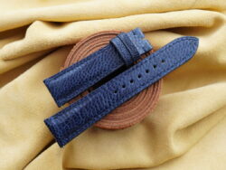 Cobalt Blue Ostrich Leather Watch Strap - CUSTOM MADE SERVICE CT3154