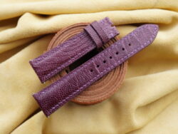 Purple Ostrich Leather Watch Strap - CUSTOM MADE SERVICE CT3155