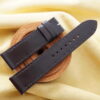 Dark Brown Box Calf Leather Watch Strap - CUSTOM MADE SERVICE CT3176