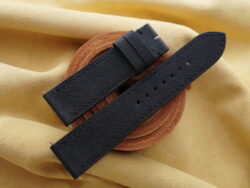 Dark Brown Saffiano Calf Leather Watch Strap - CUSTOM MADE SERVICE CT3185