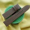 Brown Saffiano Calf Leather Watch Strap - CUSTOM MADE SERVICE CT3193