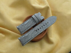 Gray Python Leather Watch Strap For Panerai - CUSTOM MADE SERVICE CT3208
