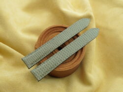 Moss Green Lizard Leather Deployment Watch Strap For Cartier Tank Solo, Large Model - CUSTOM MADE SERVICE CT3214