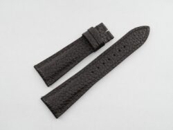 23mm/18mm Black Pebbled Calf Skin Leather Watch Strap #WT14420