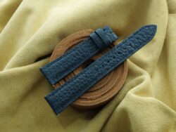 Navy Blue Togo Calf Leather Watch Strap For Cartier Tank Solo, Tank Must, Tank Louis - CUSTOM MADE SERVICE CT3251