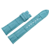21mm/18mm Sky Blue Double Side Crocodile Leather Watch Strap #WT14423