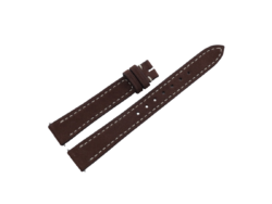 14mm/12mm Dark Brown Nubuck Leather Watch Strap 110/70mm #WT14430
