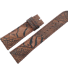 23mm/20mm Cognac Ostrich Leather Watch Strap 130/80mm #WT14431