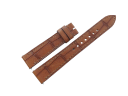 18mm/16mm Light Brown Buttero Leather Watch Strap 125/75mm #WT14433