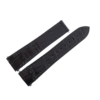 18.5mm/16mm Glossy Black Crocodile Leather Watch Strap With Quickswitch for Cartier Santos 100/80mm #WT14439