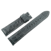 20mm/18mm Gray Genuine CROCODILE Skin Leather Watch Strap #WT14447