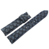 20mm/18mm Navy Blue Carp Fish Skin Leather Watch Strap #WT14474