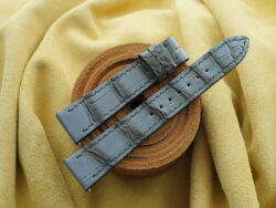 High Grade Periwinkle Blue Crocodile Leather Watch Strap - CUSTOM MADE SERVICE CT3327