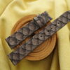 Brown Carp Fish Skin Leather Watch Strap For Cartier Tank Solo, Tank Must, Tank Louis - CUSTOM MADE SERVICE CT3295