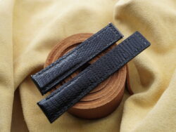 Black Lizard Leather Deployment Strap For Tag Heuer- CUSTOM MADE SERVICE CT3323