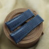 Dark Blue Lizard Leather Deployment Strap For Rolex Daytona - CUSTOM MADE SERVICE CT3332
