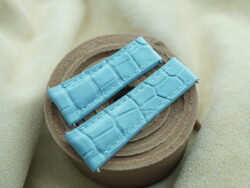 High Grade Sky Blue Crocodile leather Deployment Strap For Rolex Daytona - CUSTOM MADE SERVICE CT3333