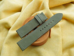 Olive Nubuck Calf Leather Watch Strap - CUSTOM MADE SERVICE CT3338