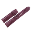 19mm/18mm Purple Genuine OSTRICH Skin Leather Watch Strap 125/75mm #WT14492