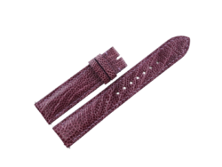 19mm/18mm Purple Genuine OSTRICH Skin Leather Watch Strap 125/75mm #WT14492