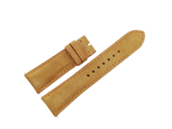 23mm/20mm Mustard Suede Leather Watch Strap for Cartier Tank SOLO XL #WT14494