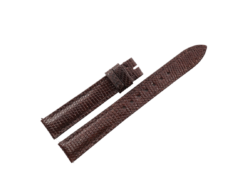 16mm/14mm Dark Brown Lizard Leather Watch Strap for Cartier Tank Must Small / Tank Louis Small / Ronde 29mm #WT14501