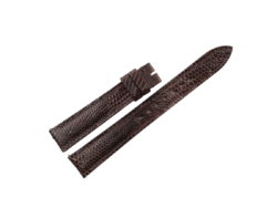 16mm/14mm Dark Brown Lizard Leather Watch Strap for Cartier Tank Must Small / Tank Louis Small / Ronde 29mm #WT14502
