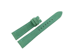 20mm/16mm Jade Green Nubuck Calf Leather Watch Strap 125/75mm #WT14487